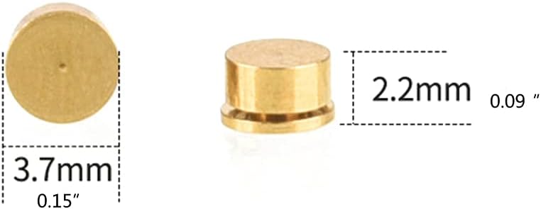 10 قطعة من أداة تحمل مسمار النحاس الدوارة لتصميمات الفن ثلاثي الأبعاد وصناعة المجوهرات - Image 4